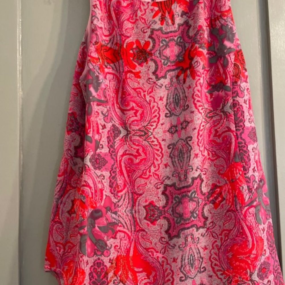 New Pink Paisley Cabi Blouse, Size M